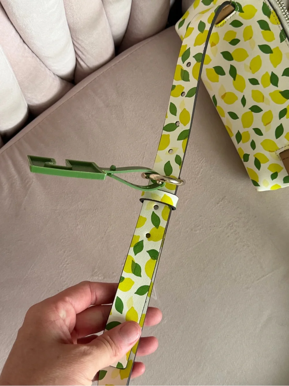 Kate Spade ♠️ Lemon Toss Belt Bag Sz L/XL 🍋